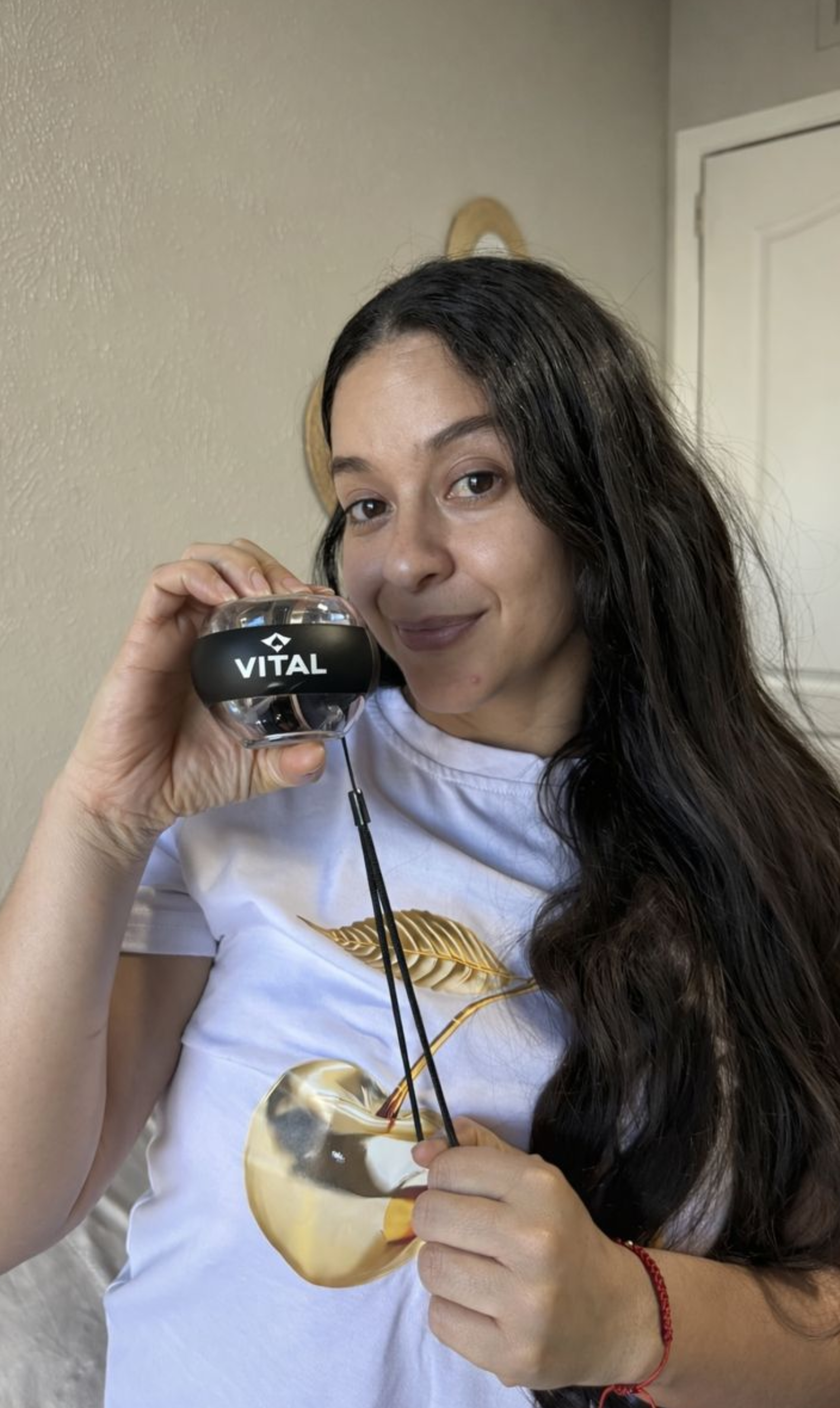 girls showing vital wrist ball