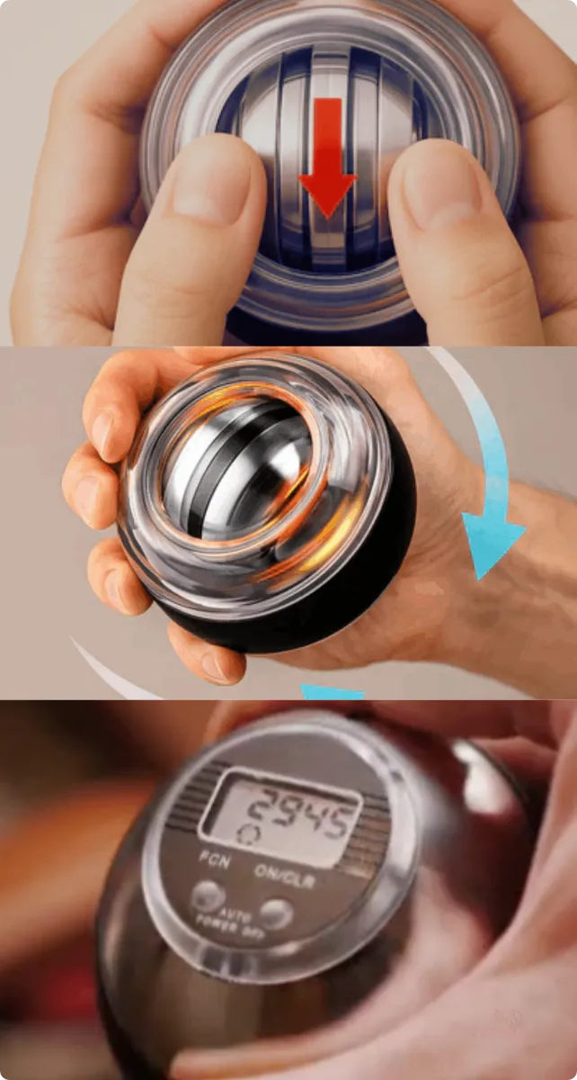 how to use vital wrist ball